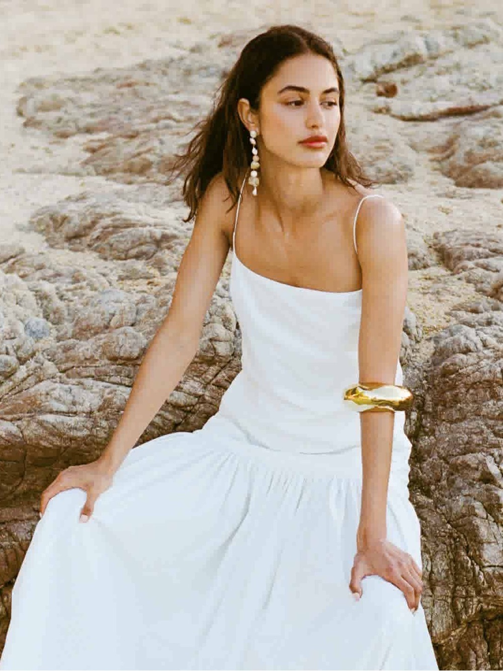 Staud Ari White Maxi Dress/Gown - Picture 2 of 9